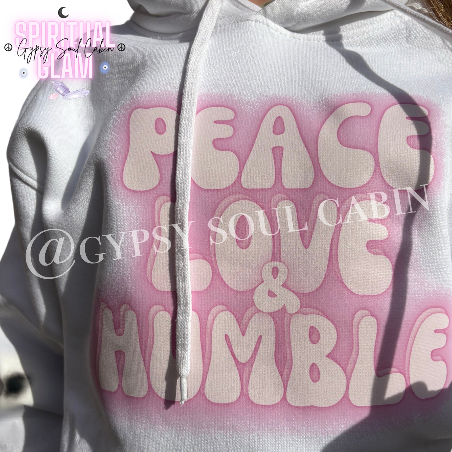 Peace Love & Humble Front Pocket Oversized Girls Woman’s Hoodie