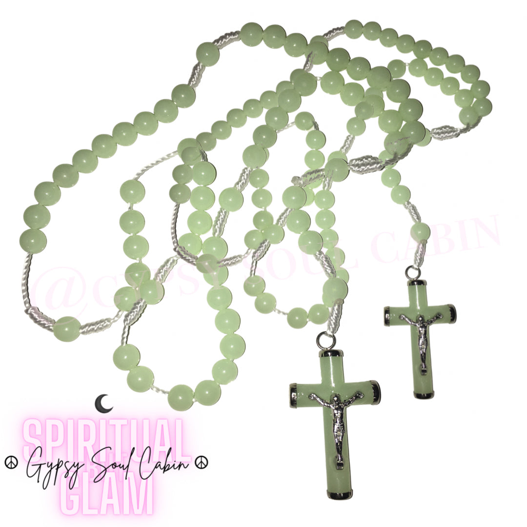 Limited Edition Quisha Green Rosary Beads