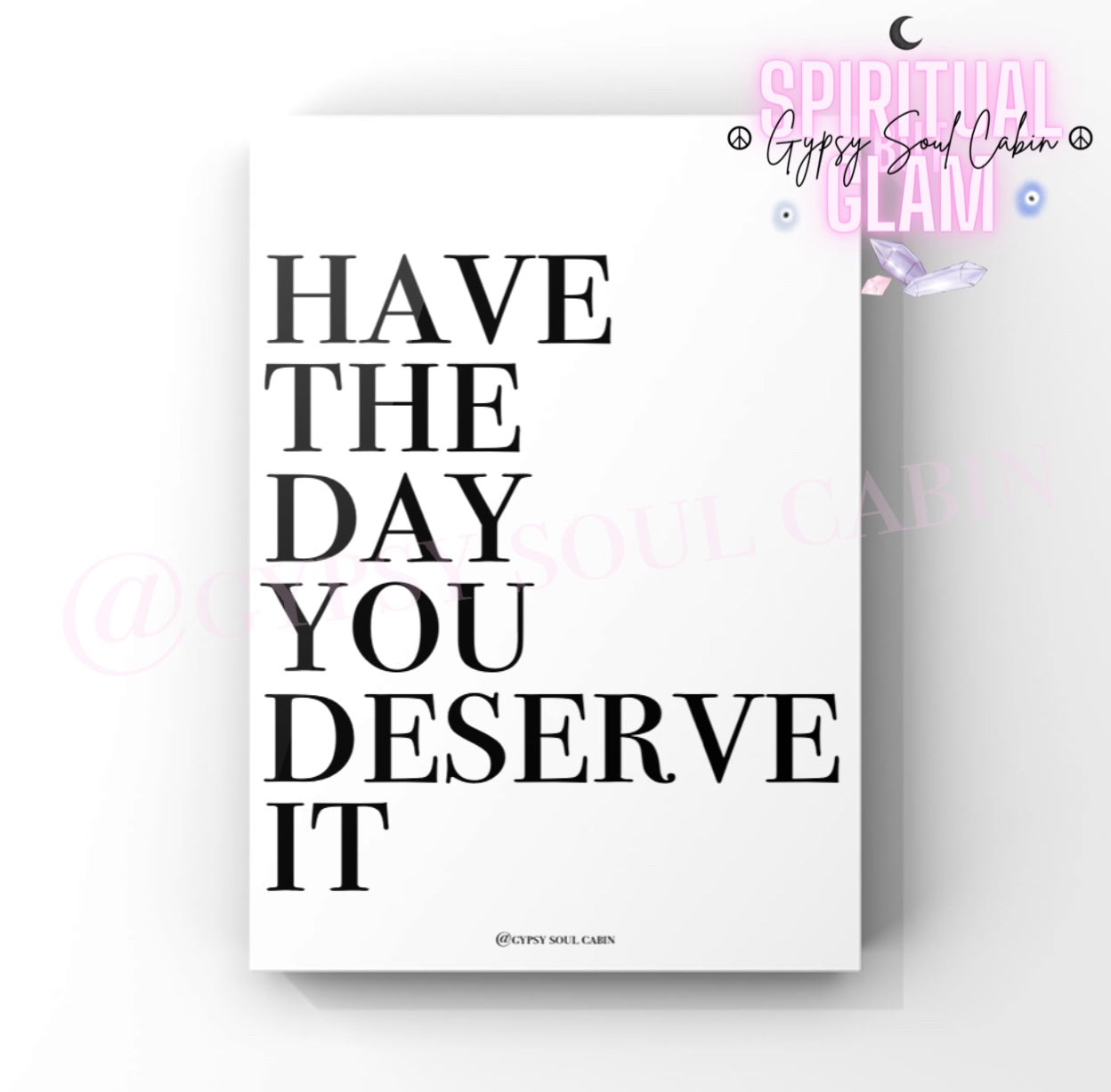 Self Love, I Am Worthy, Do Not Disturb, Deserve It A4 Black, White & Pink Quote Prints