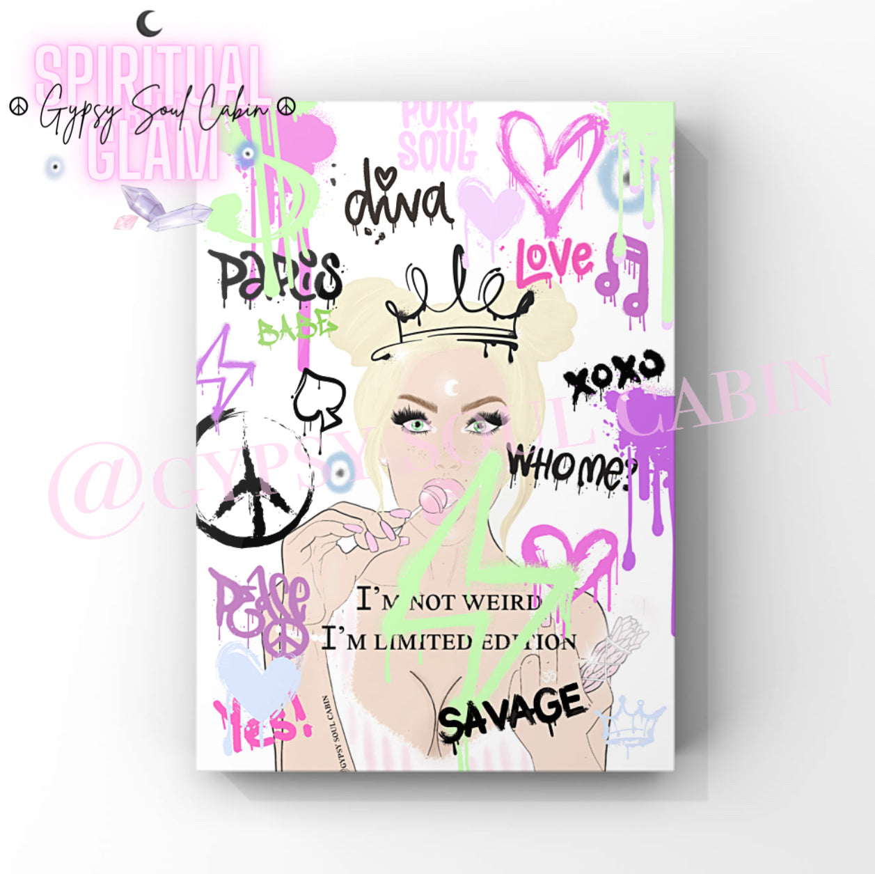 I’m Not Weird I’m Limited Edition Graffiti Art Prints