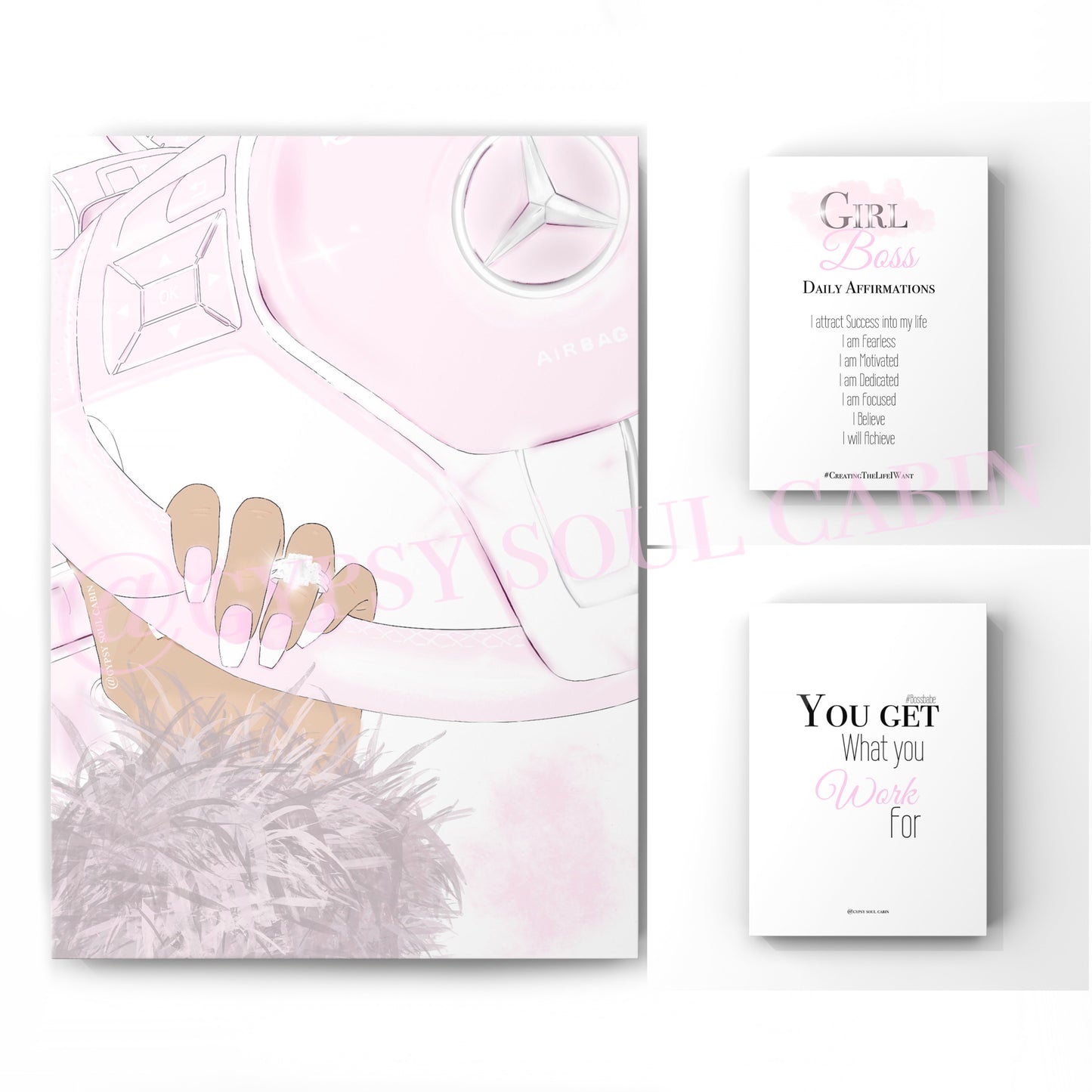 You Get What You Work For, Girl Boss Quotes, Girl Art Prints