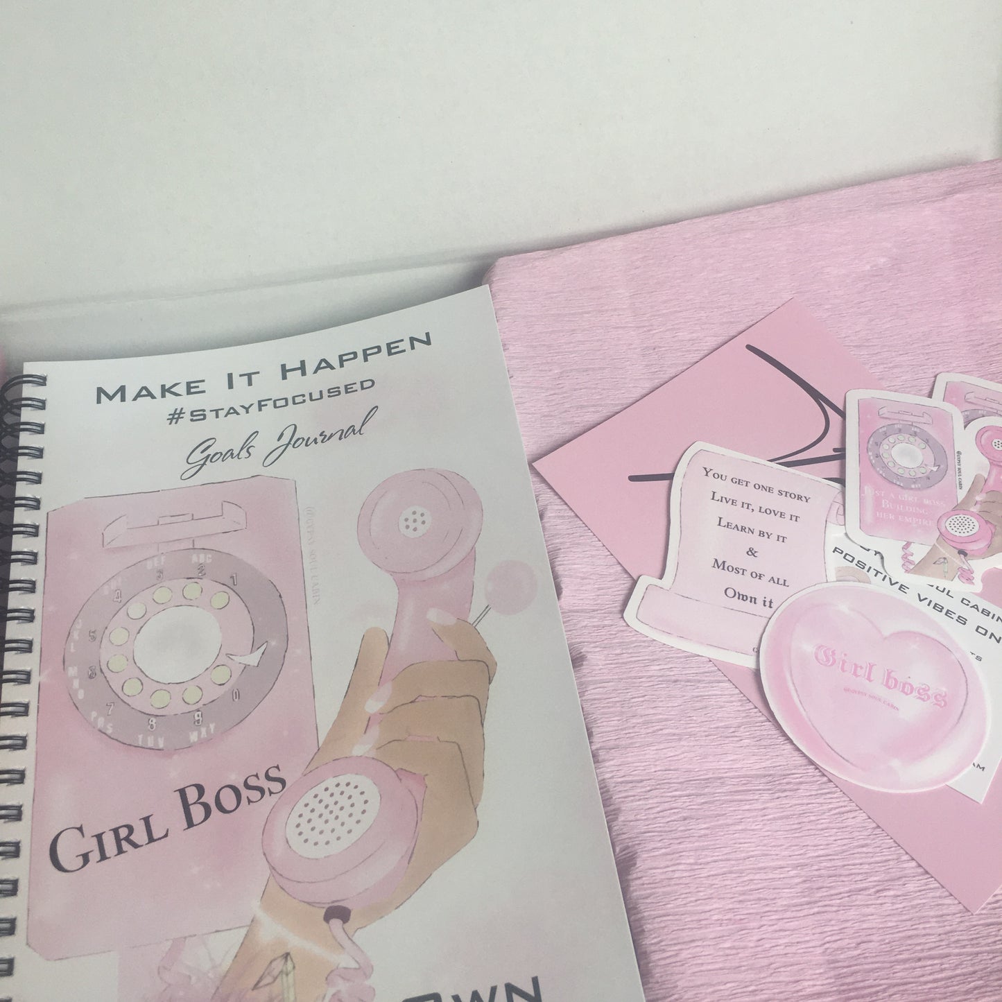 Girl Boss Make It Happen Notepad