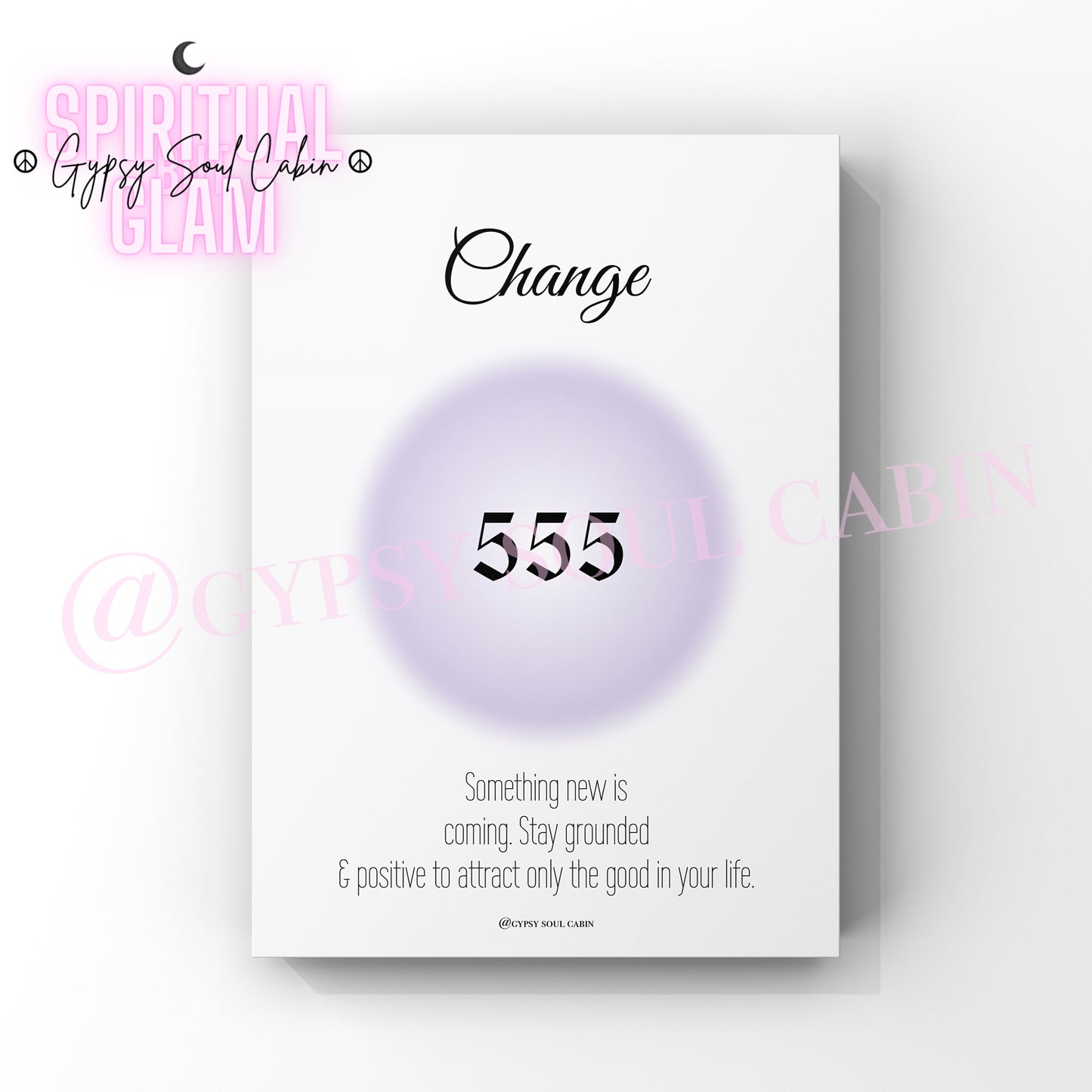 Angel Numbers 444, 555, 666 Purple Prints