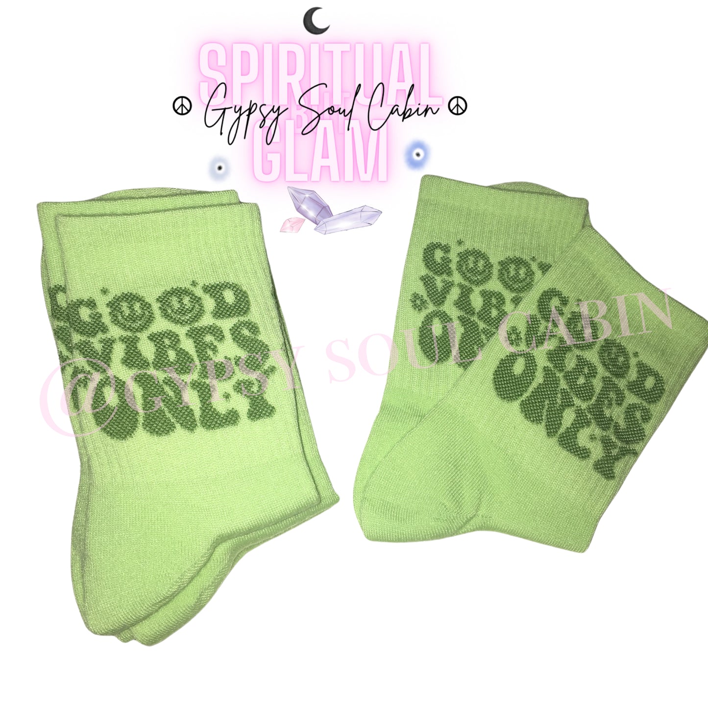Quisha Good Vibes Only Limited Edition Socks