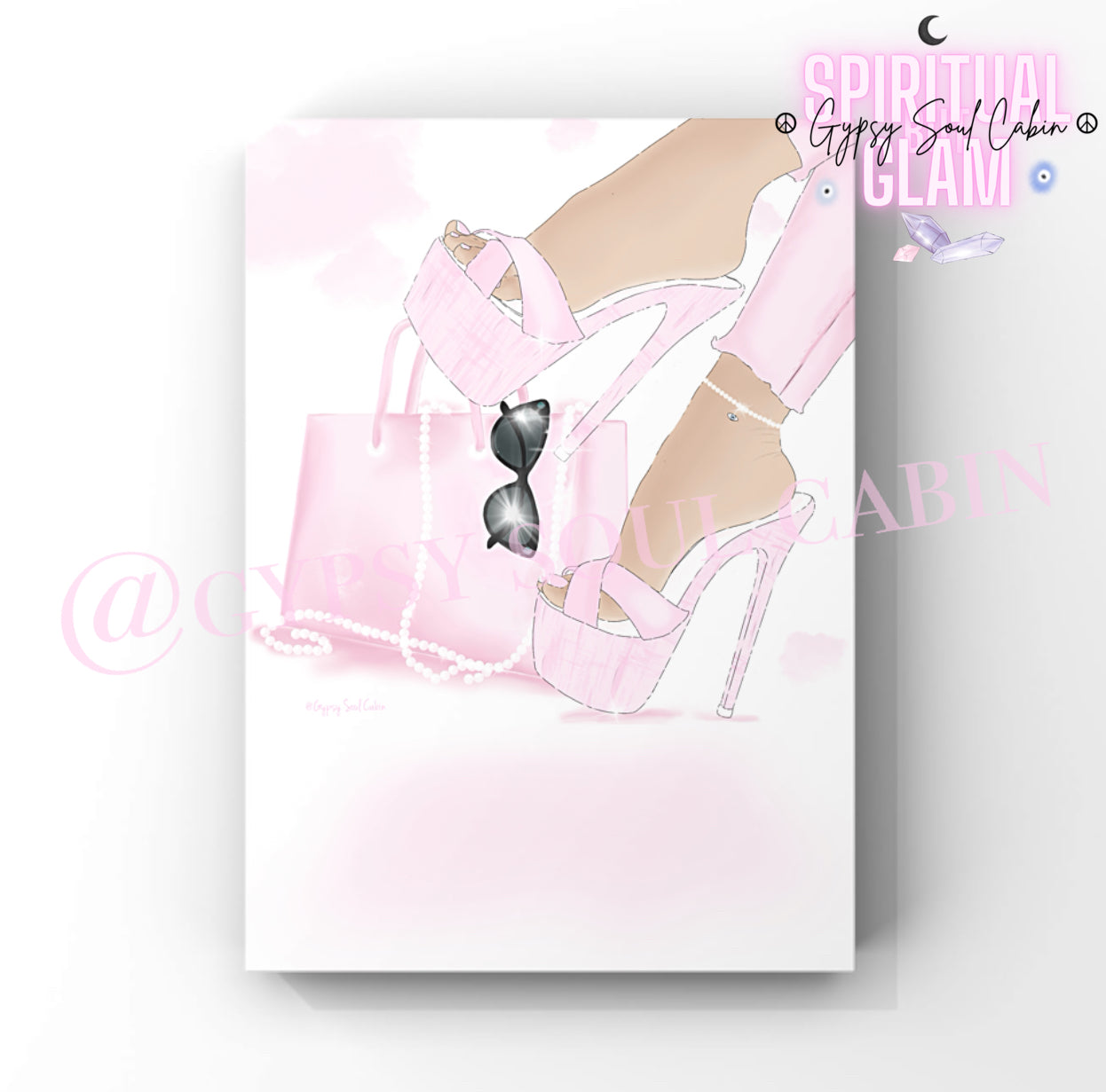Pastel Colour Graffiti Fashion Art Prints
