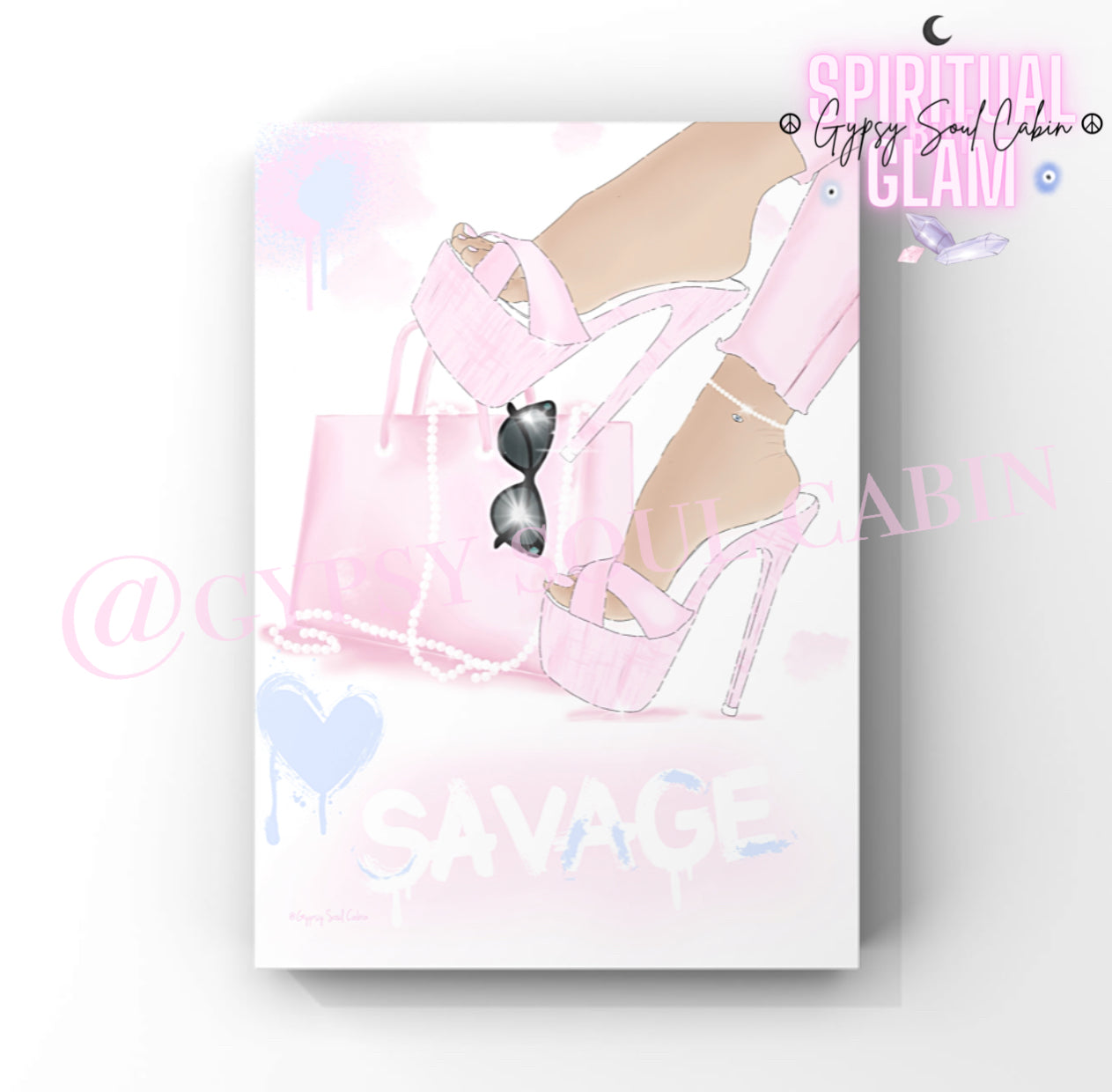 Pastel Colour Graffiti Fashion Art Prints