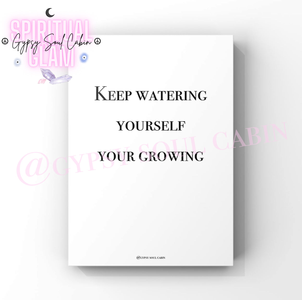 Quick Pep Talk Self Love Quote Prints