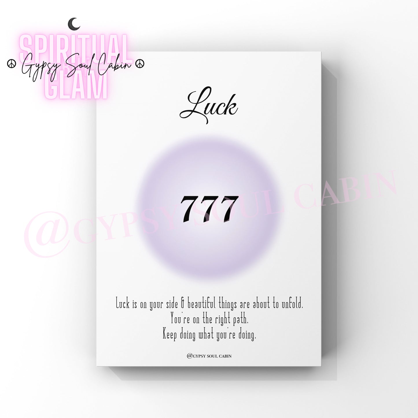 Angel Numbers 777, 888, 999 Purple Prints