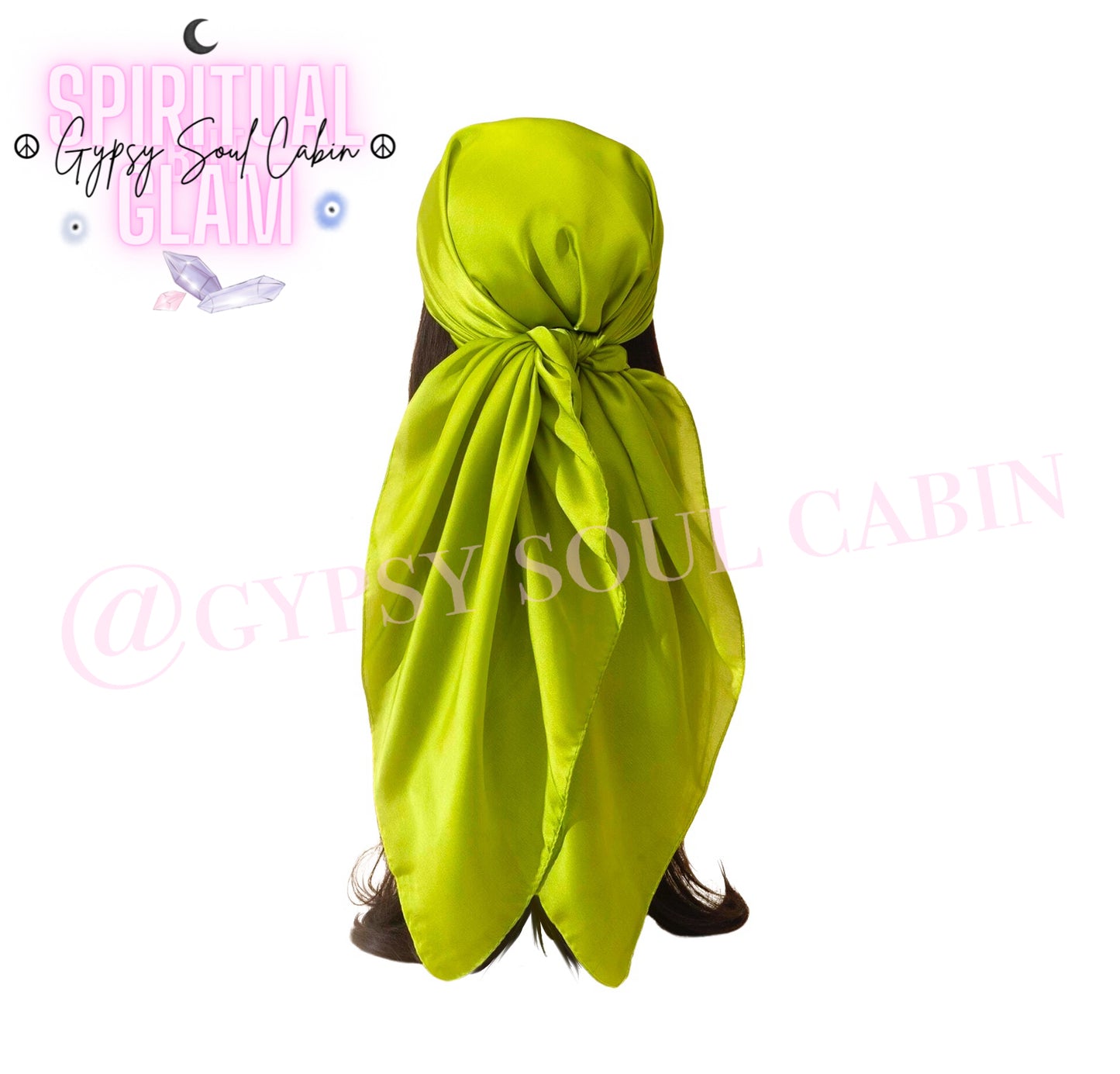 Quisha Green Bohemian Style Festival Head Wrap