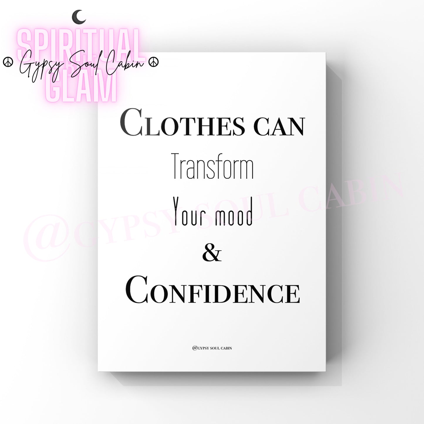 Fashion, Confidence, Buy It, Dress It, Own It Quote Prints