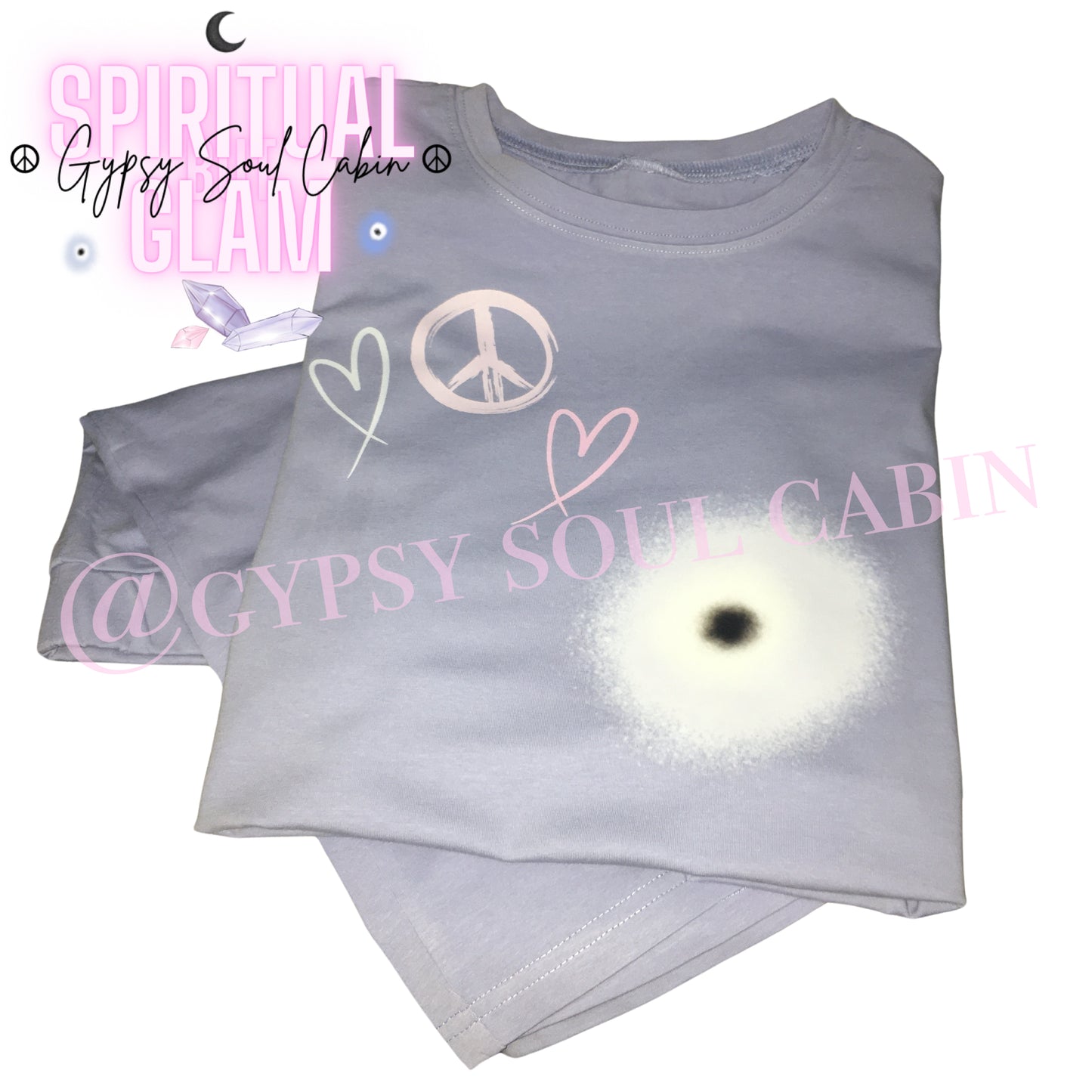 Peace, Love & Evil Eye Limited Edition Shorts & Oversized T-Shirt Set