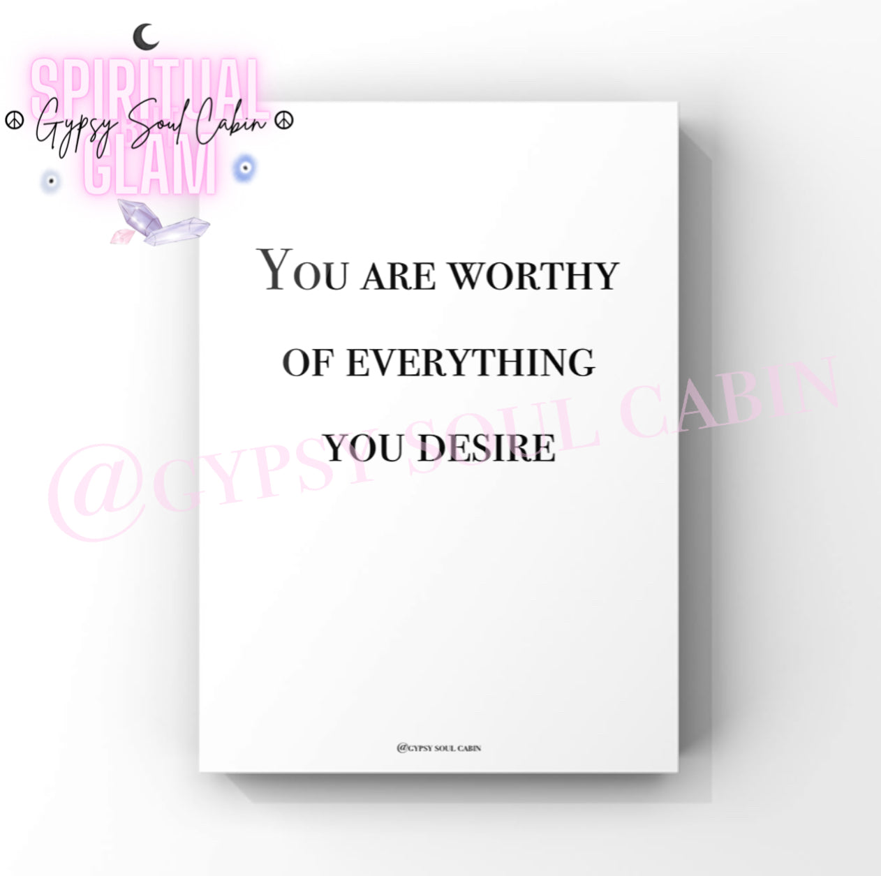 Quick Pep Talk Self Love Quote Prints