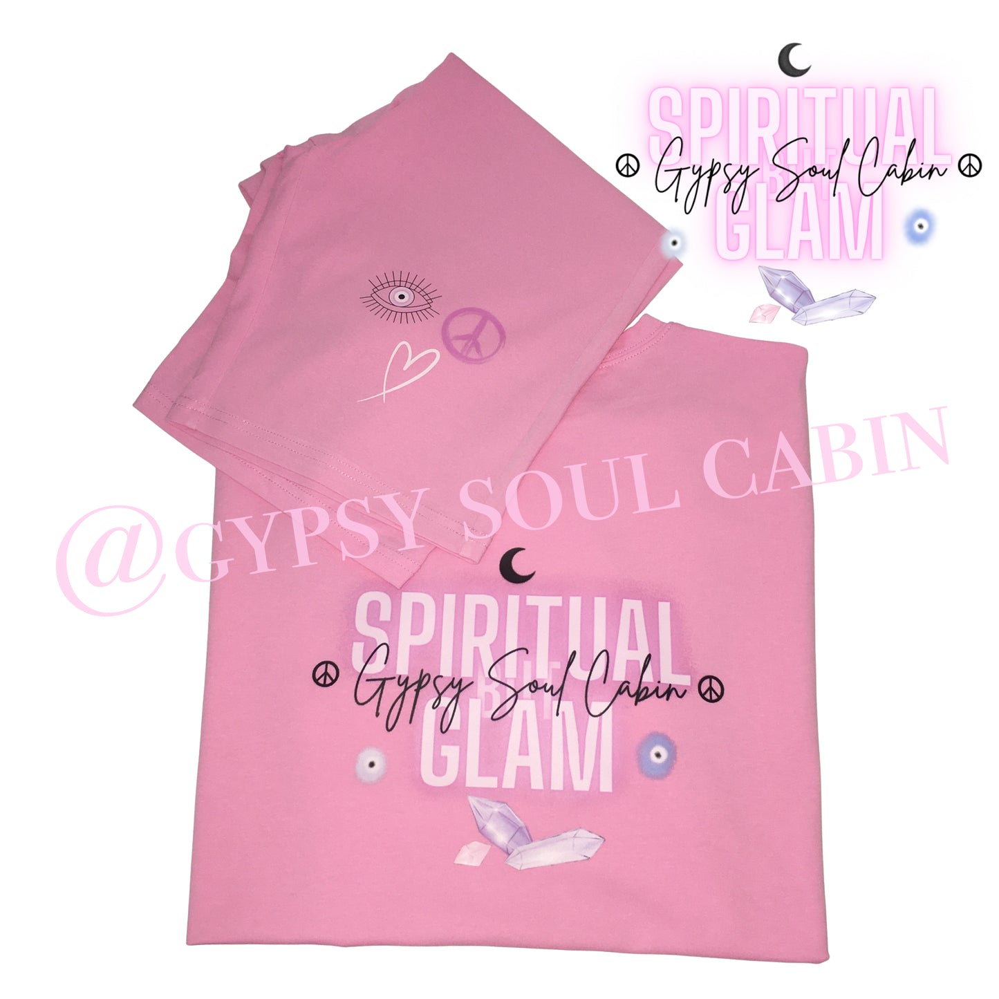 Let That Shit Go Evil Eye Limited Edition Shorts & Oversized T-Shirt Set