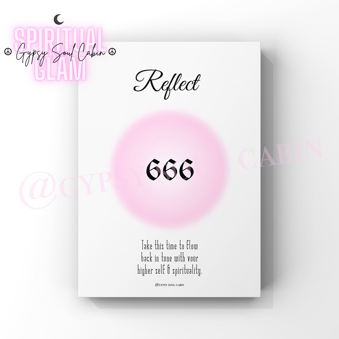 Angel Numbers 444, 555, 666 Pink Prints