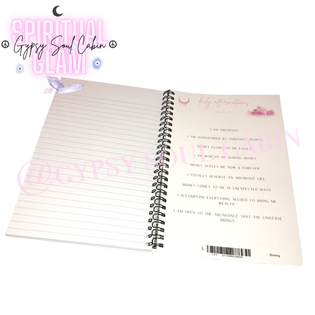 My Yearly Planner Daily Affirmations Notepad