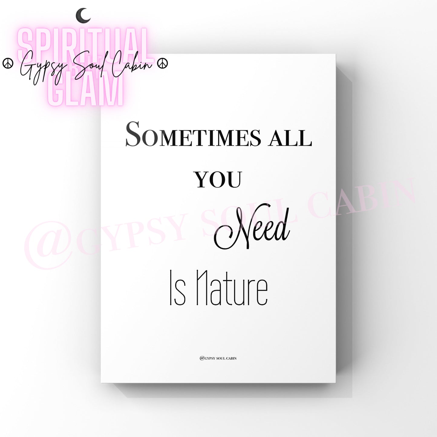 Manifesting Great Things 11:11, Dance, Nature A4 Black & White Quote Prints