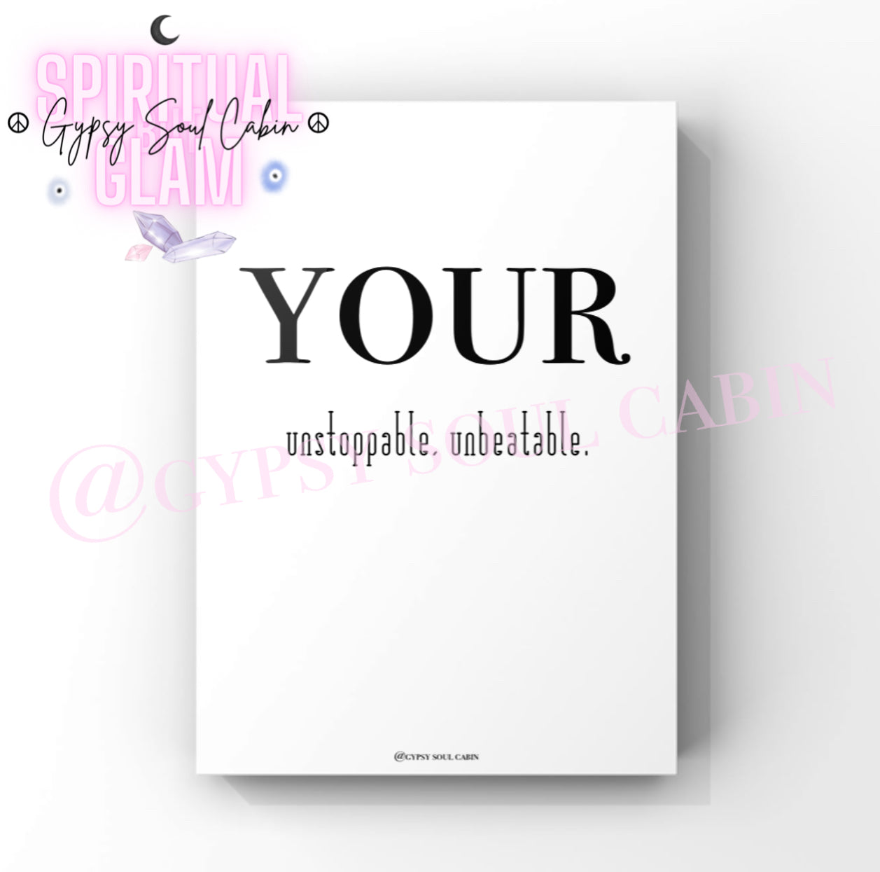 Trust The Process, Your Unbeatable Unstoppable, Self Worth Life Quote Prints