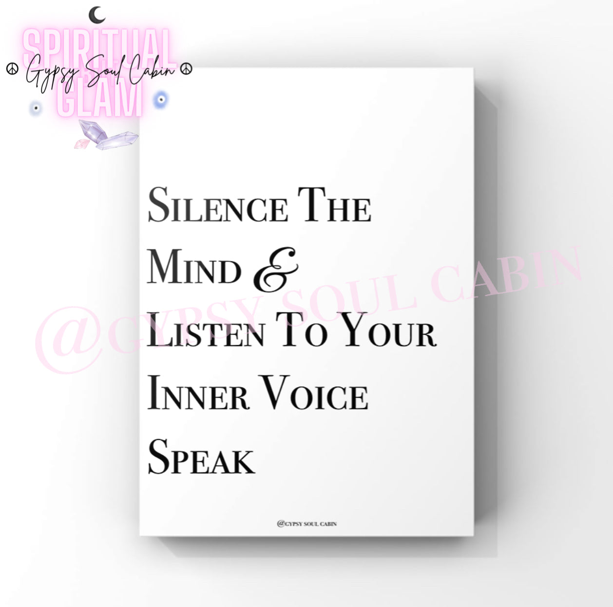 Peace, Happiness, Silence The Mind, Alone & Comfort Quote Prints