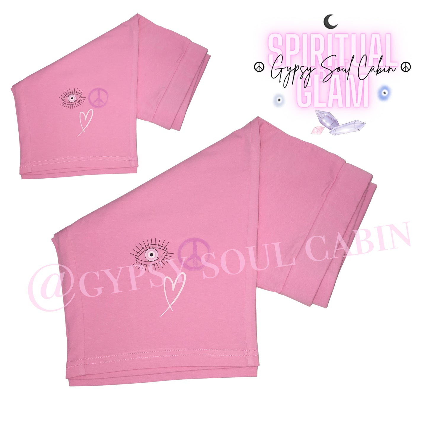 Let That Shit Go Evil Eye Limited Edition Shorts & Oversized T-Shirt Set