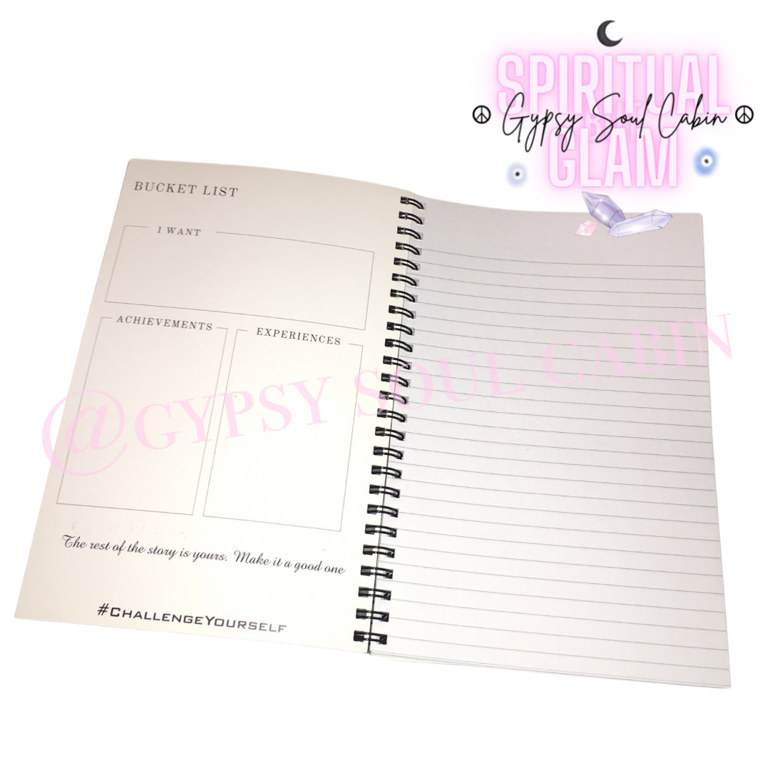Road Trip Bucket List, Stay Wild Stay Free Notepad