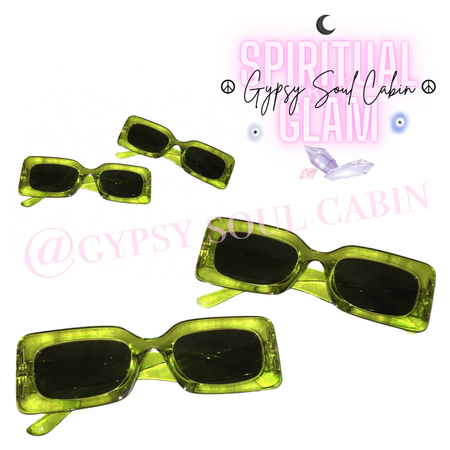 Green Fashion Glasses