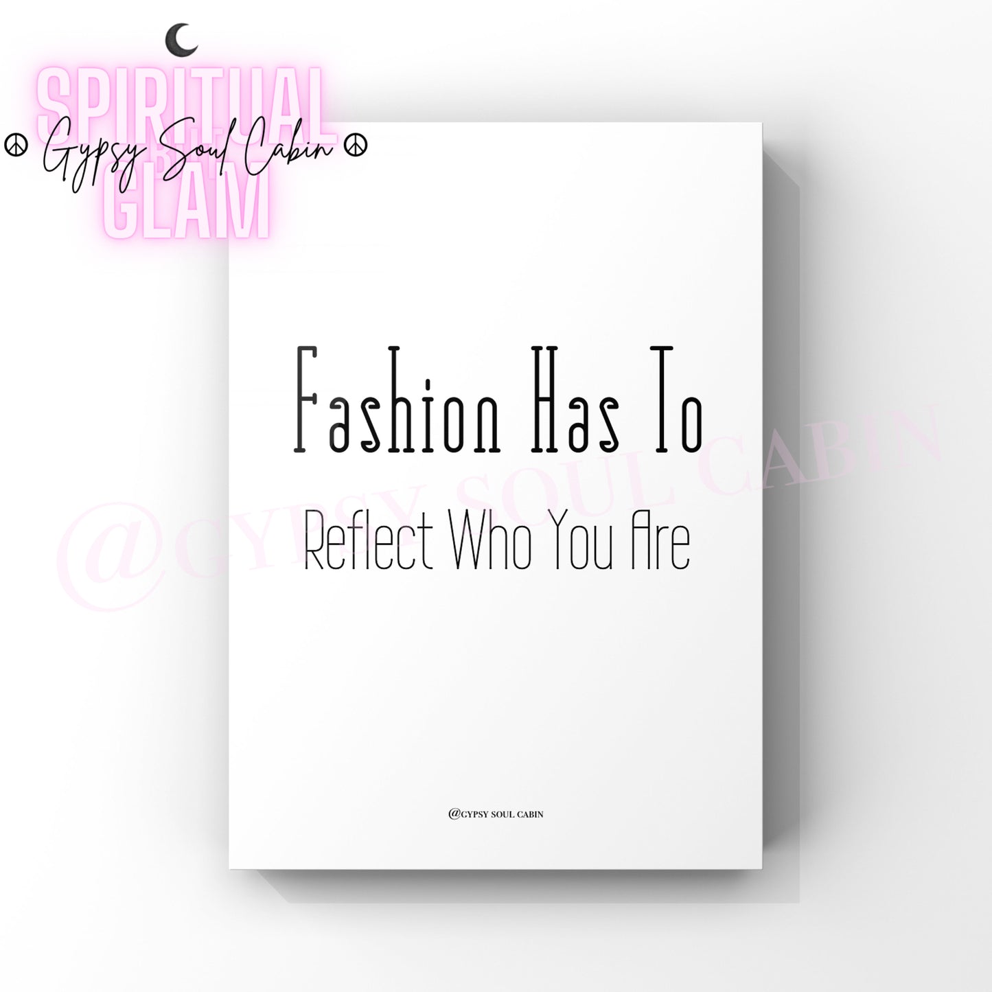 Fashion Black & White Quote Prints