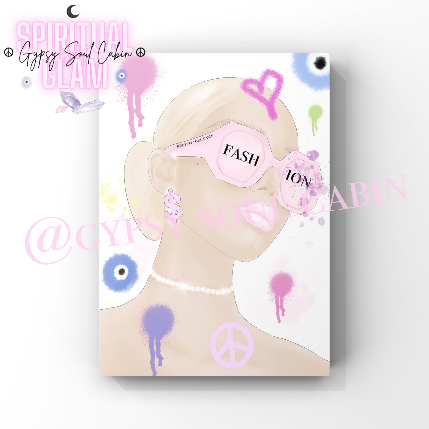Fashion Always Darling, Girl Art Graffiti Prints