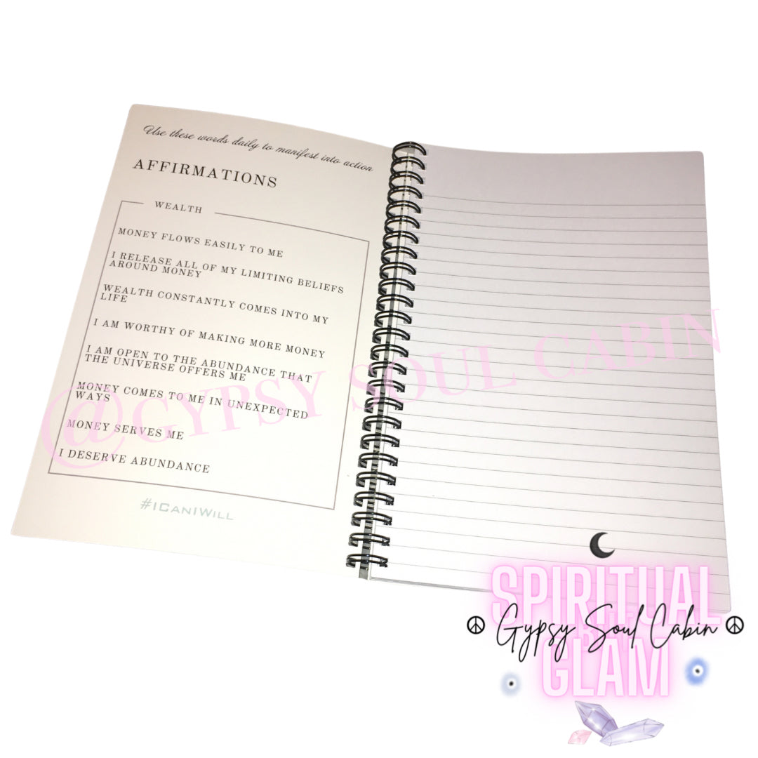 Make It Happen, Girl Boss Goal Planner, Affirmation, Fashion Notepad