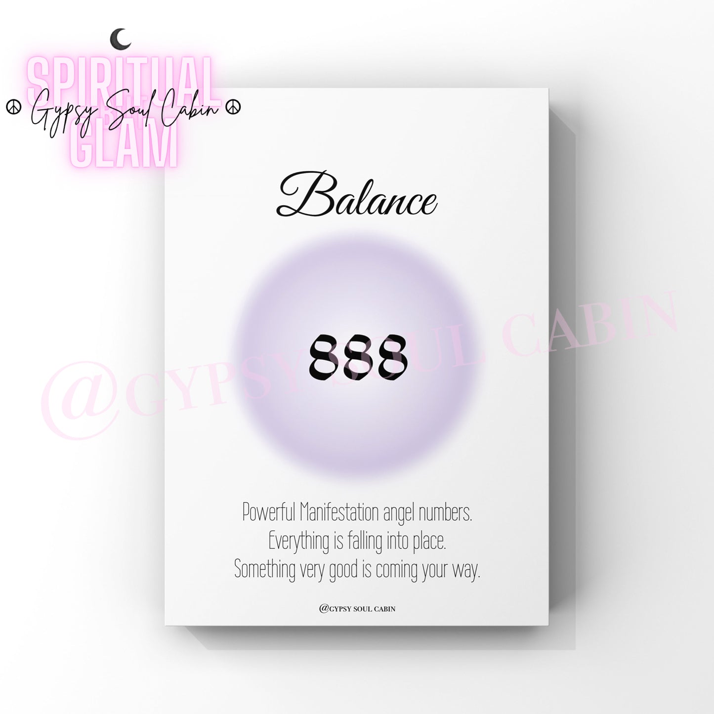 Angel Numbers 777, 888, 999 Purple Prints