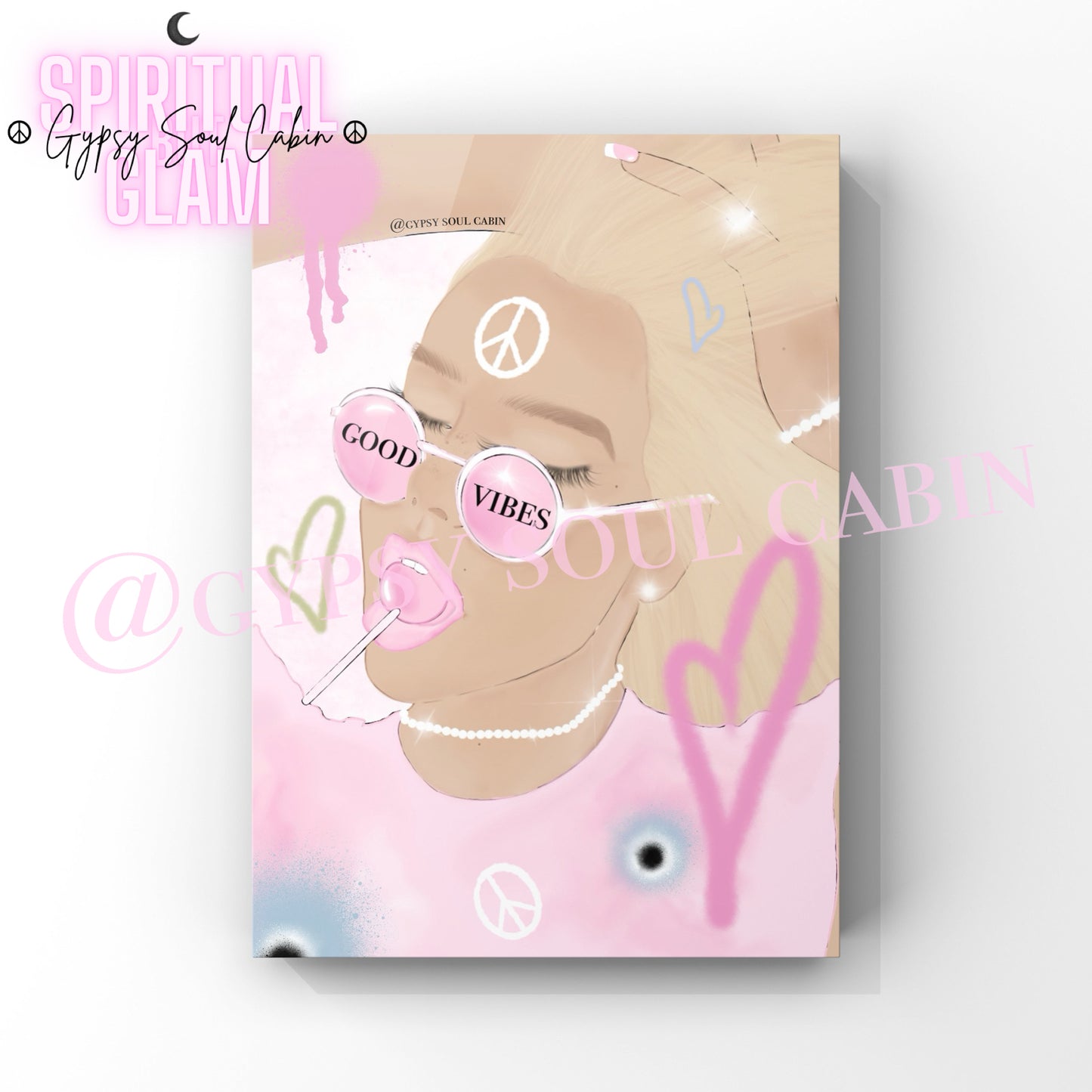 Girl Art, Kiss It, Good Vibes, Limited Edition Prints