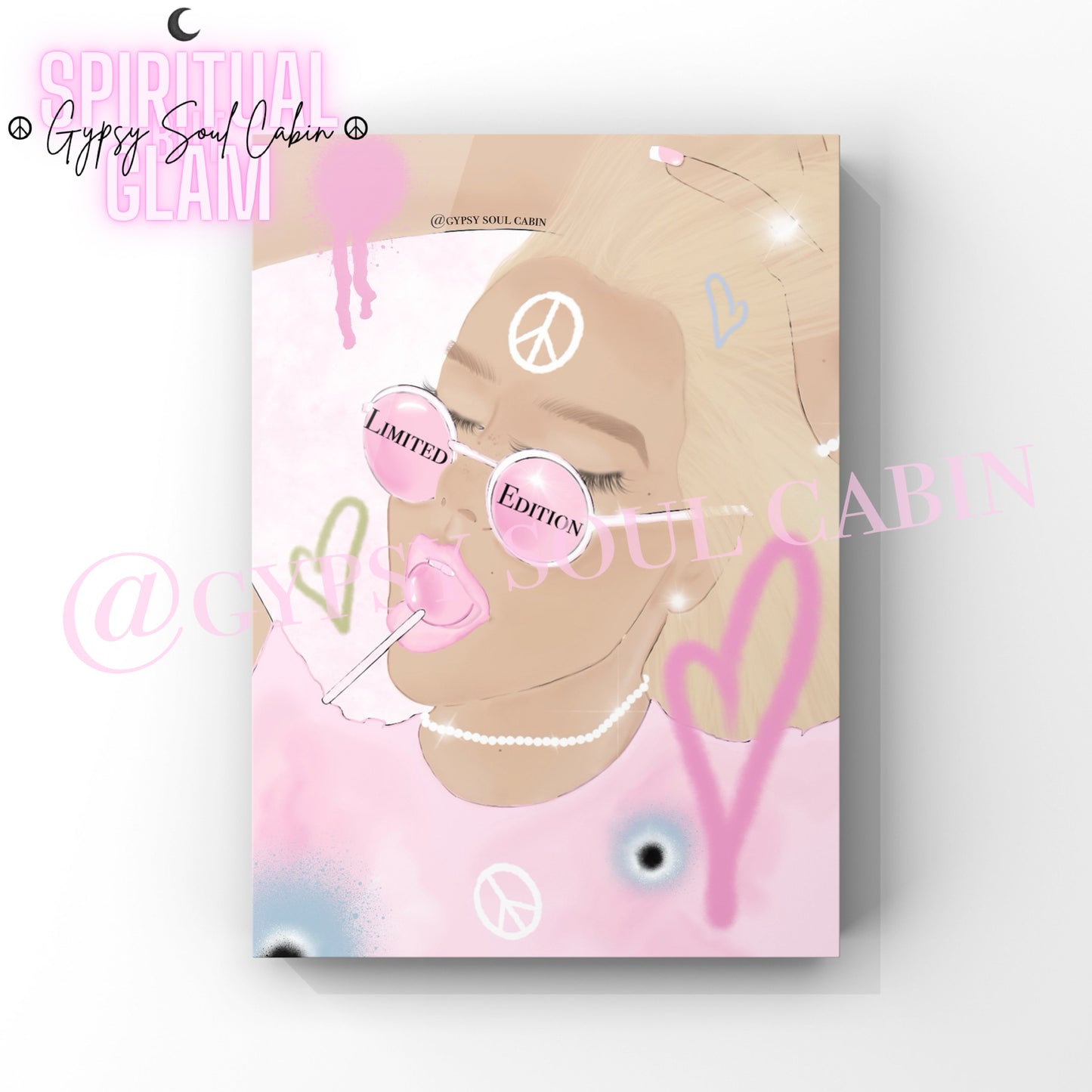 Girl Art, Kiss It, Good Vibes, Limited Edition Prints