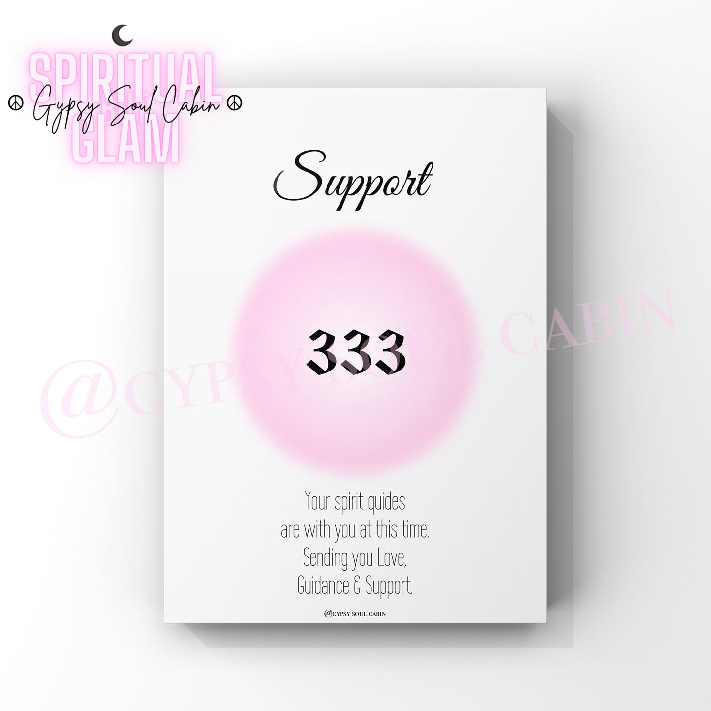 Angel Numbers 111, 222, 333 Pink Prints