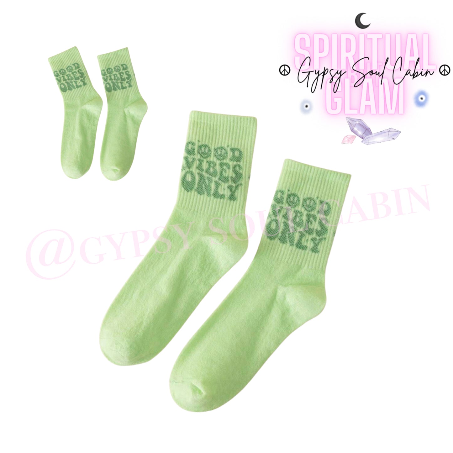 Quisha Good Vibes Only Limited Edition Socks
