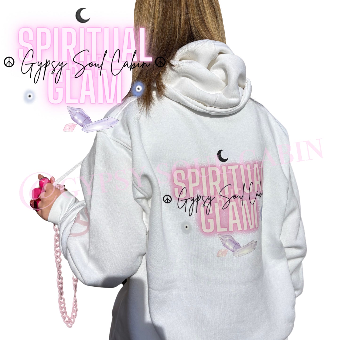 Peace Love & Humble Front Pocket Oversized Girls Woman’s Hoodie