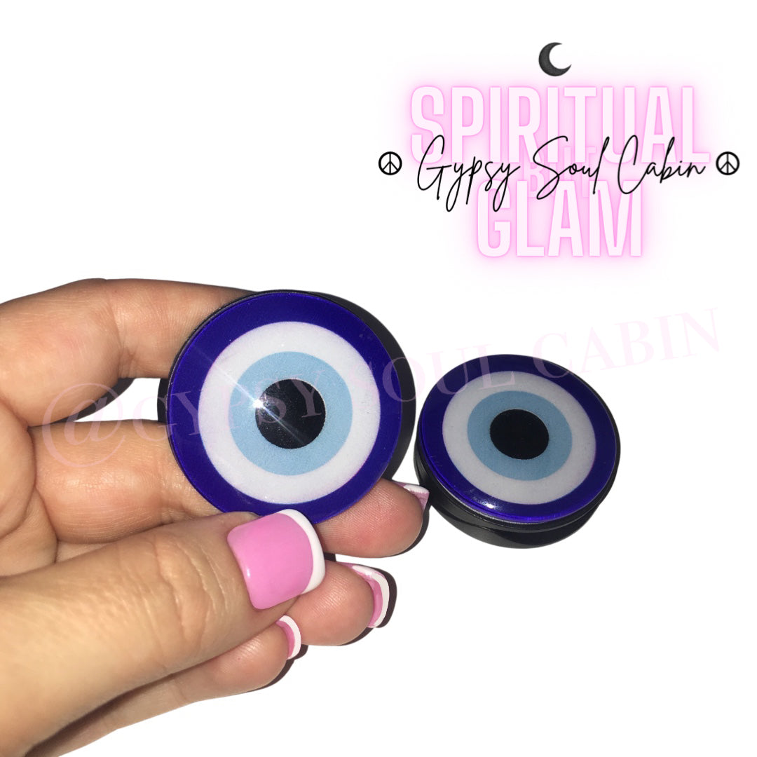 Pink Evil Eye Phone Grip Pop-Socket
