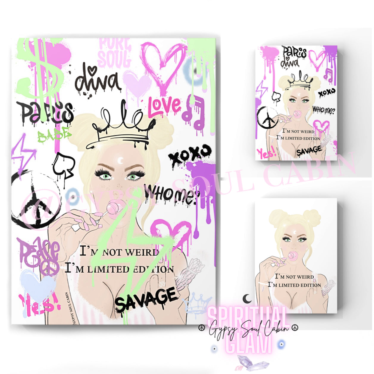 I’m Not Weird I’m Limited Edition Graffiti Art Prints