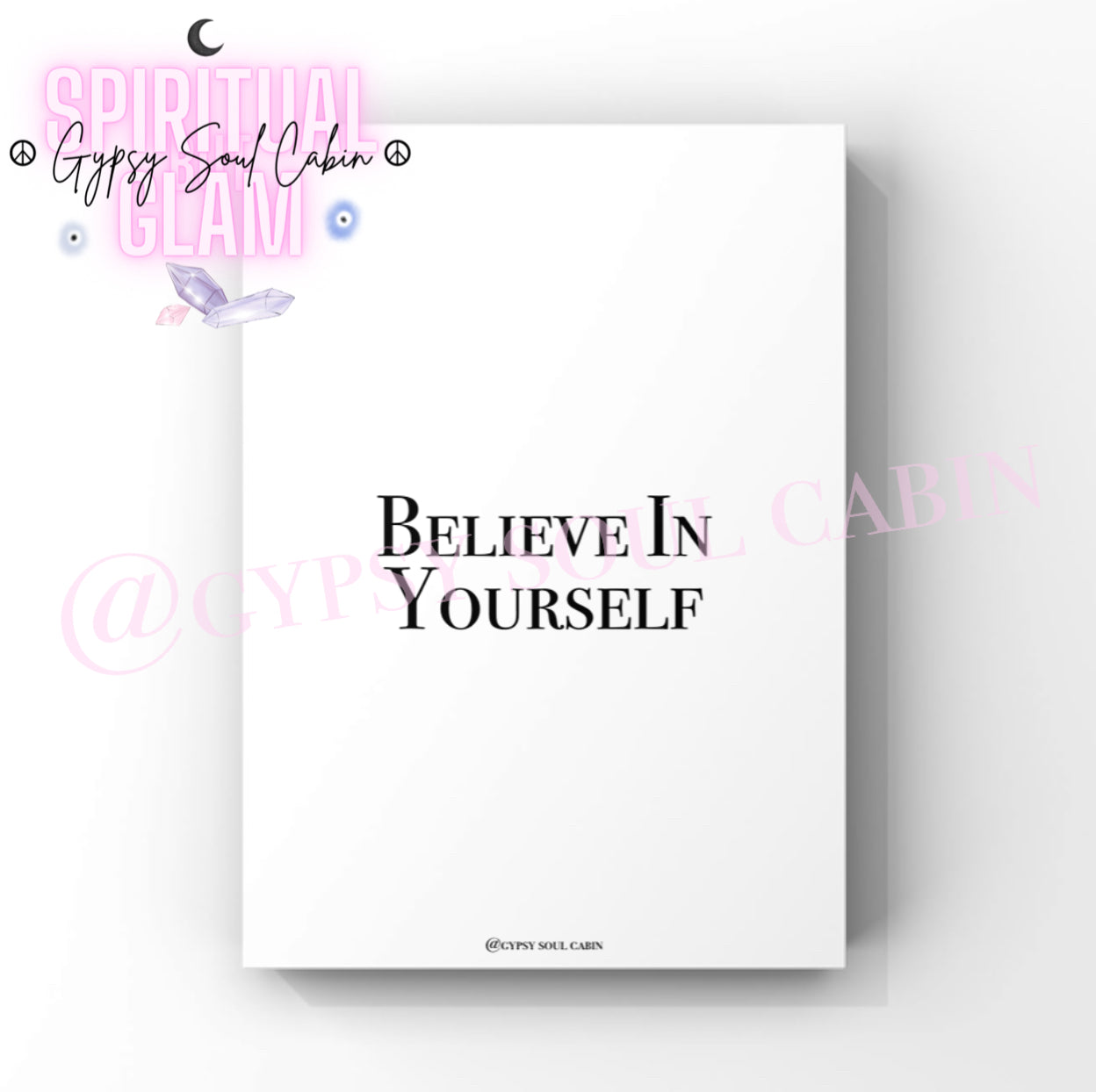 Never Hide Your Magic, Believe In Yourself, Stand Strong Black & White Quote Prints