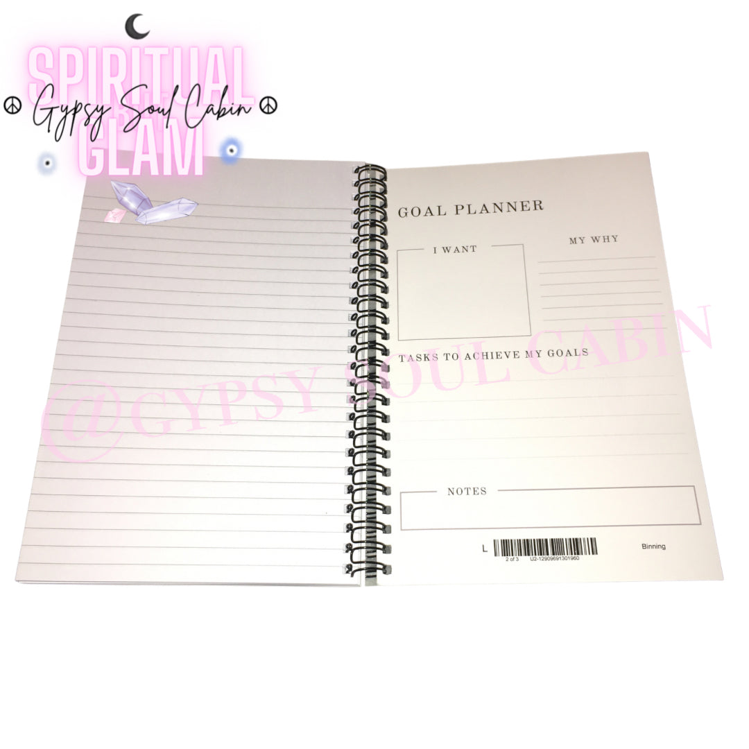 Make It Happen, Girl Boss Goal Planner, Affirmation, Fashion Notepad
