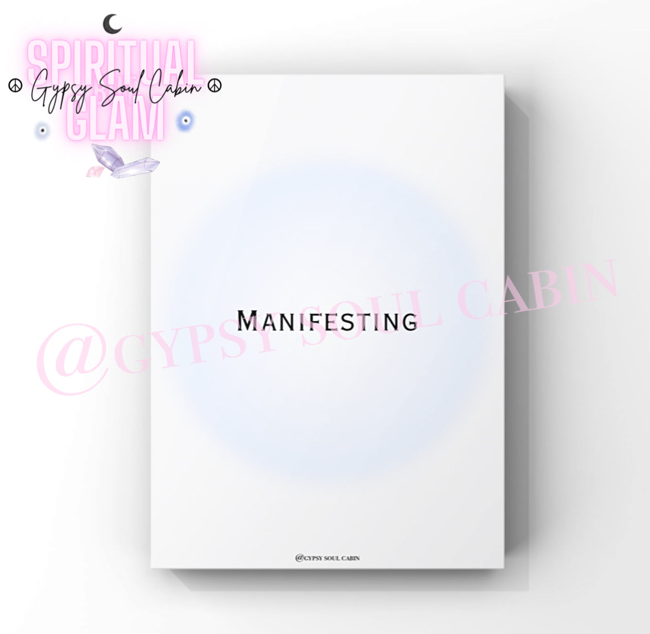 Daily Affirmations, Manifesting, Trust The Process A4 Black & White, Blue Prints
