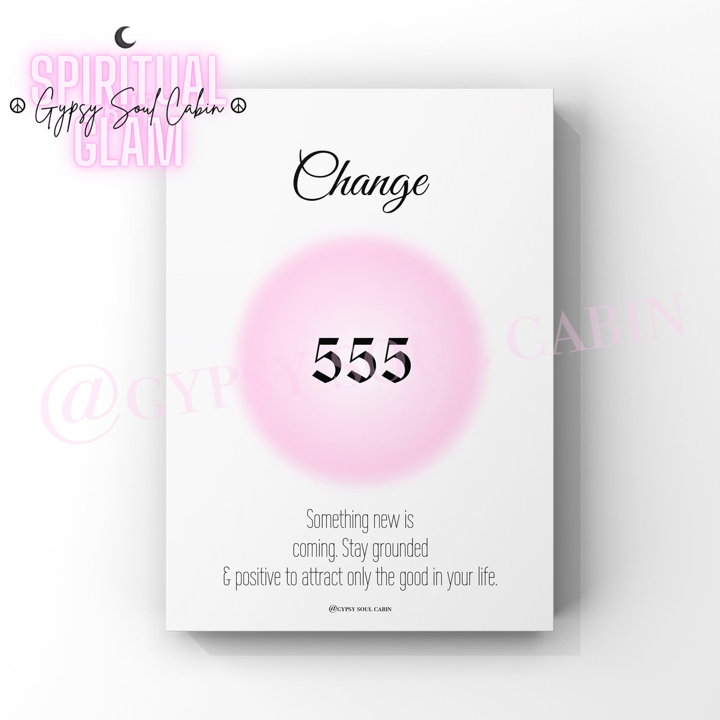 Angel Numbers 444, 555, 666 Pink Prints