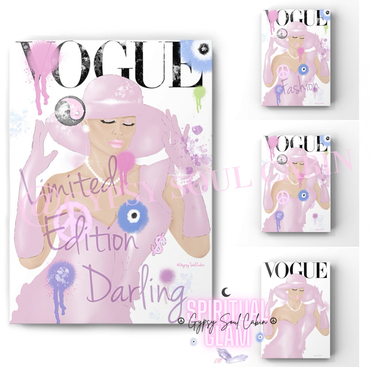 Fashion Limited Edition Darling Unique Graffiti Colourful Art Quote Prints