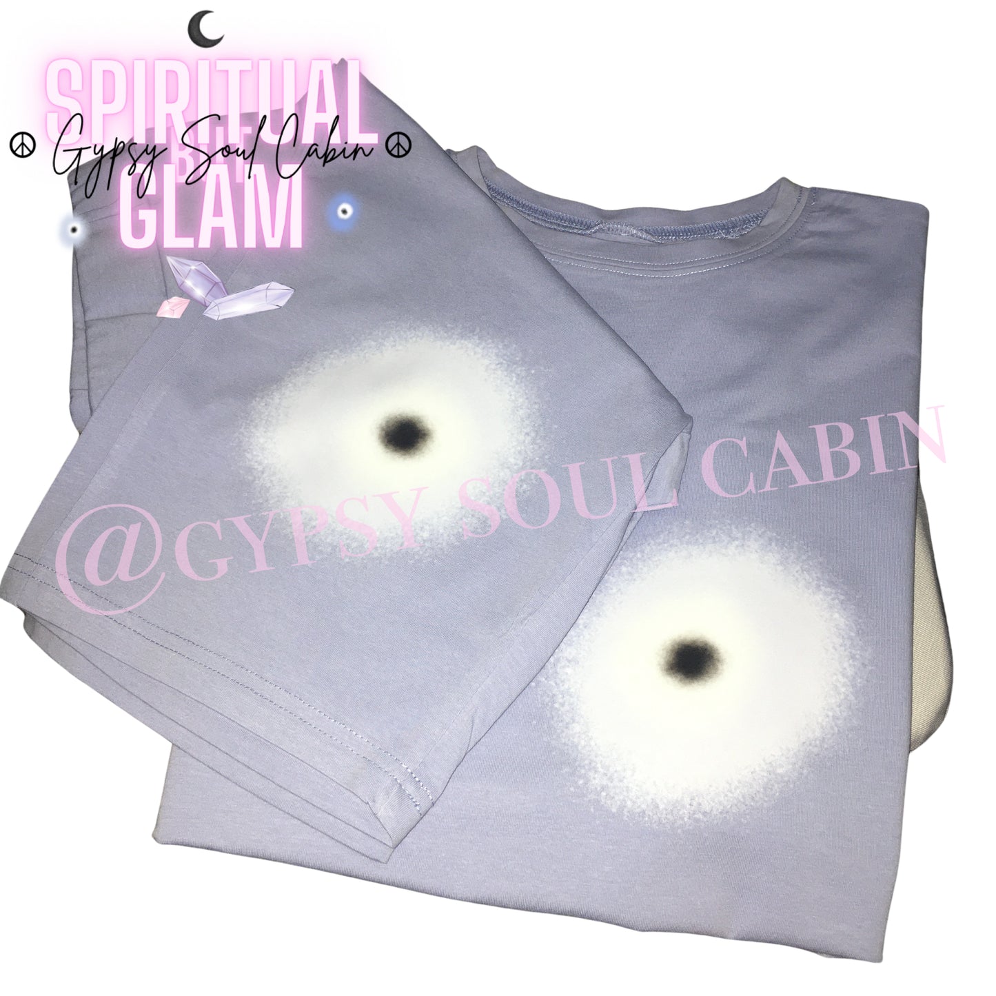 Peace, Love & Evil Eye Limited Edition Shorts & Oversized T-Shirt Set
