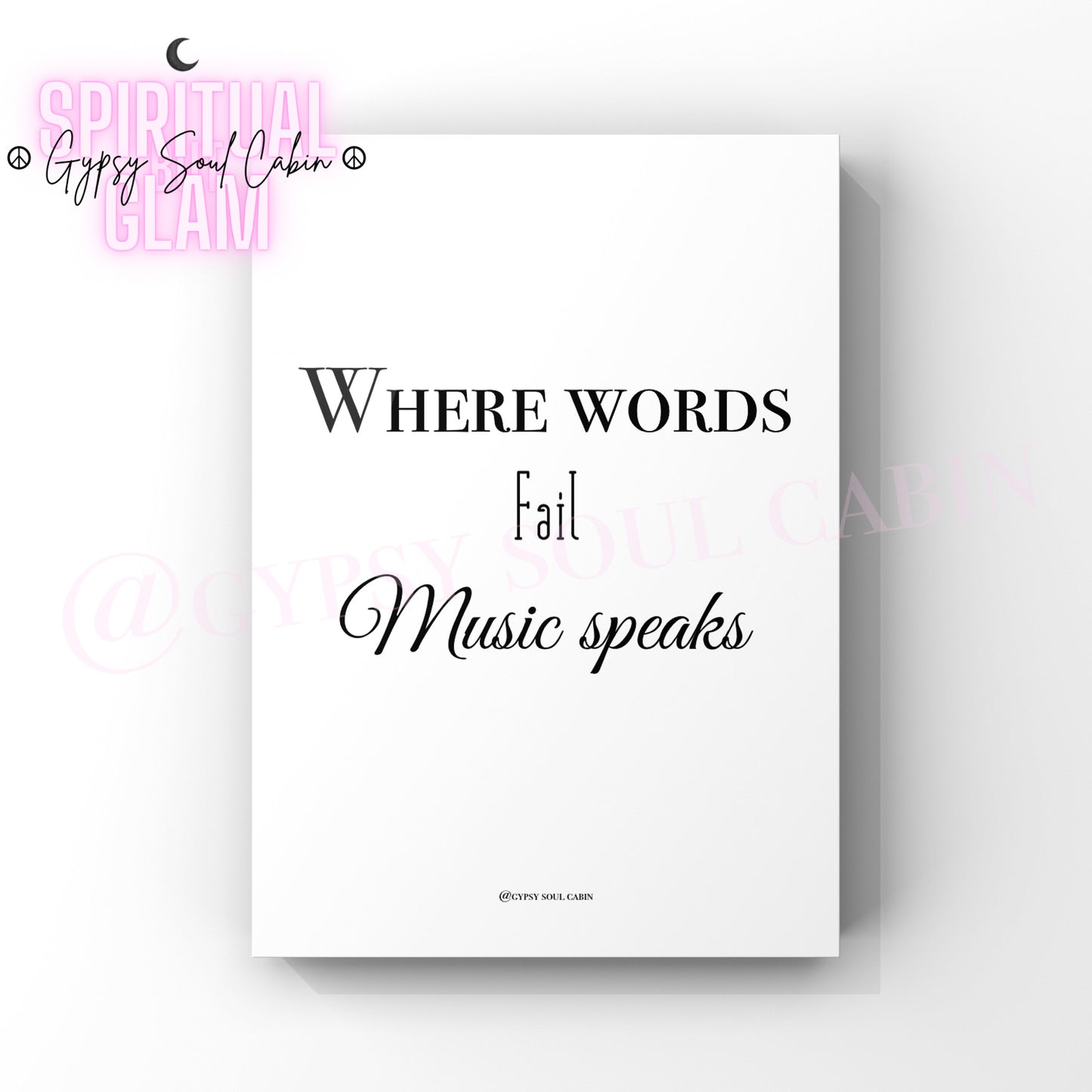 Music Is My Escape, Turn Up The Volume Quote Prints