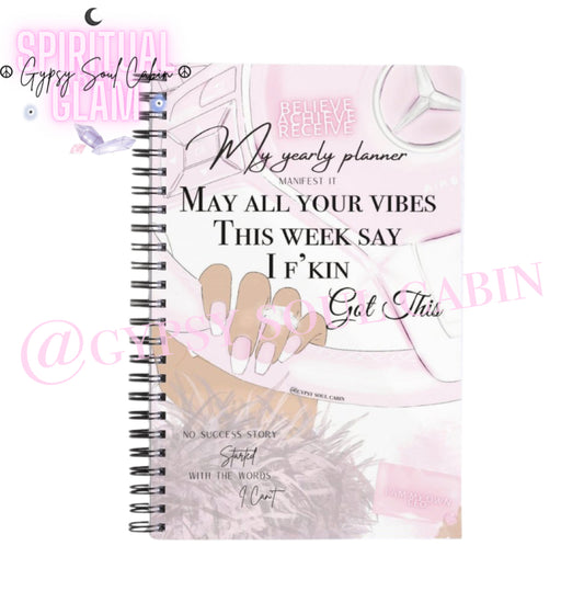 My Yearly Planner Daily Affirmations Notepad