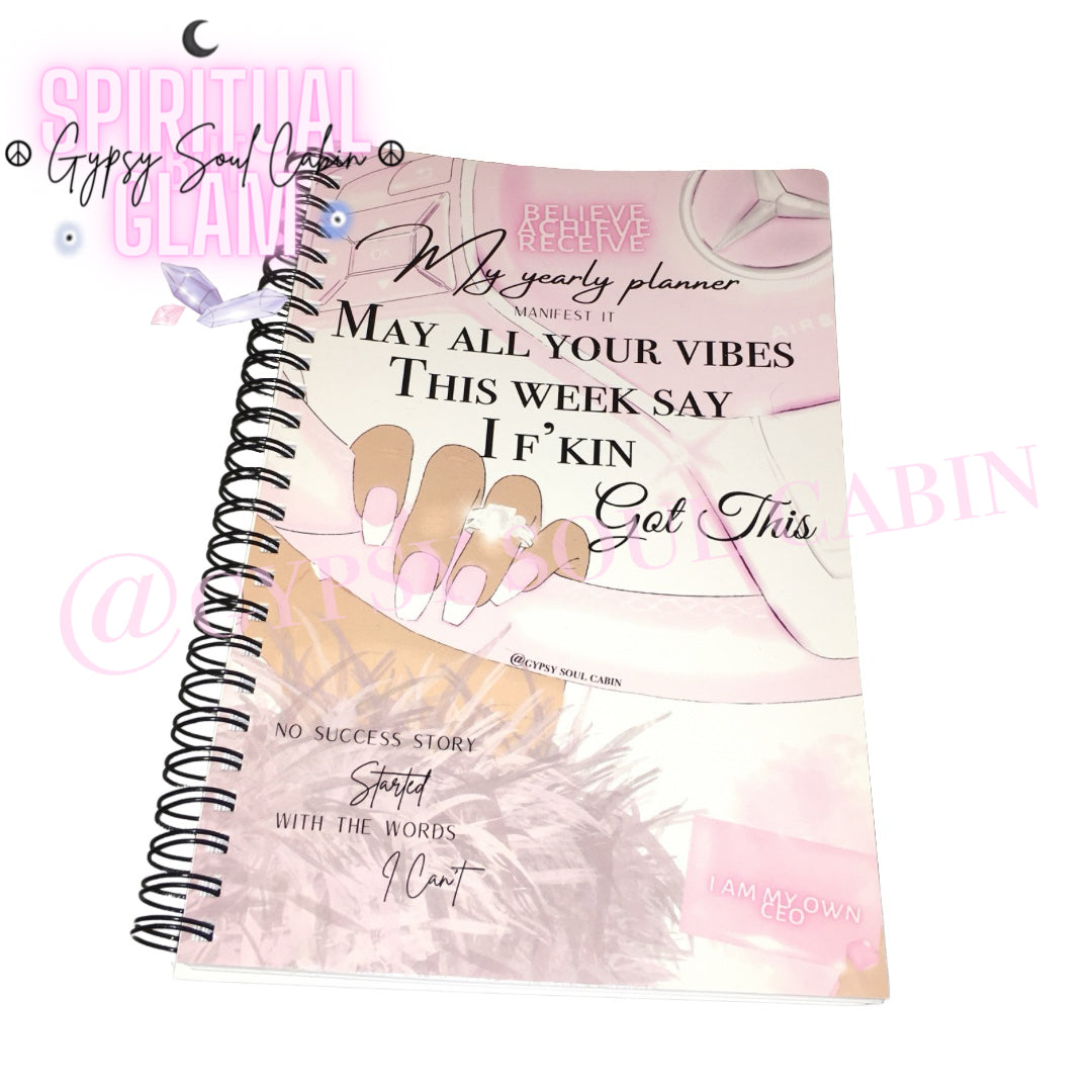 My Yearly Planner Daily Affirmations Notepad