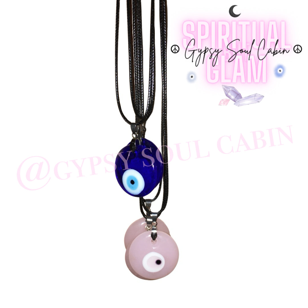 Blue Evil Eye Protection Necklace