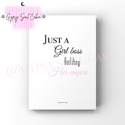 Put Your Heels On, Girl Boss, Empire Quote Prints
