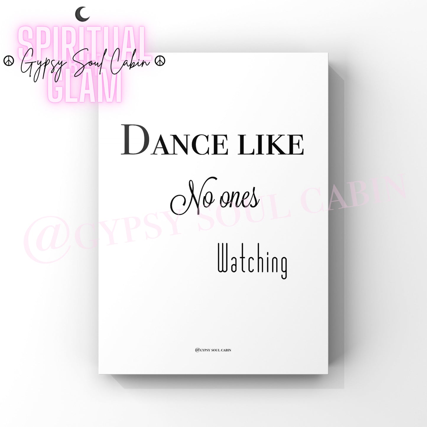 Manifesting Great Things 11:11, Dance, Nature A4 Black & White Quote Prints