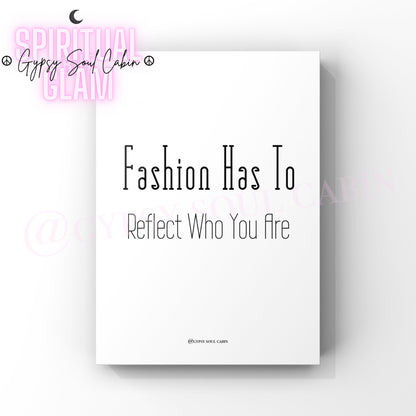 Fashion Black & White Quote Prints