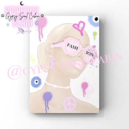 Fashion Always Darling, Girl Art Graffiti Prints